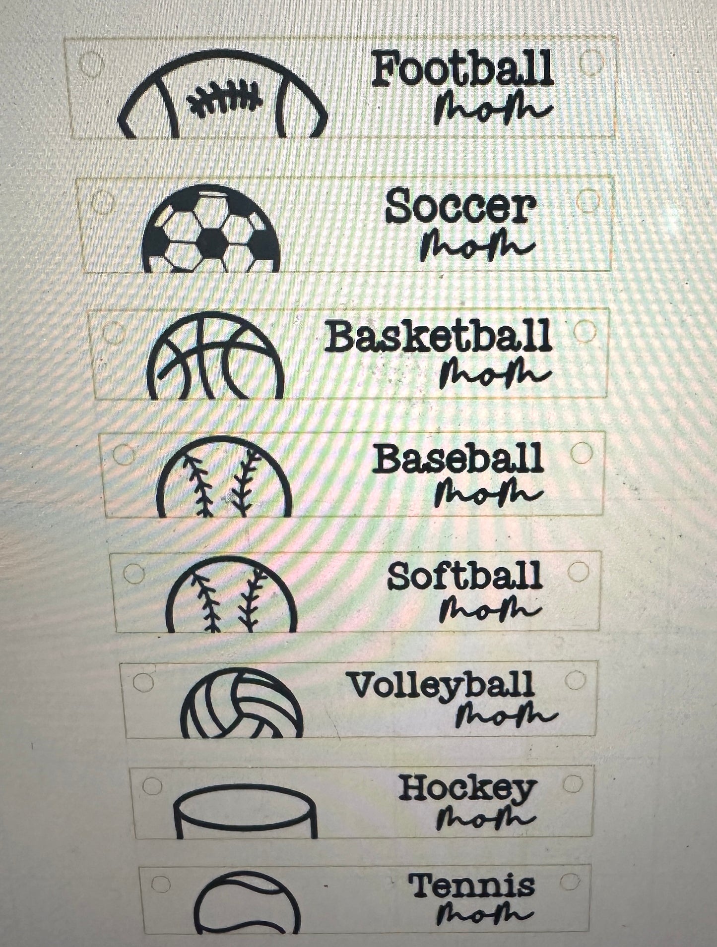 Sports Mama Necklace- 8 Sport Options