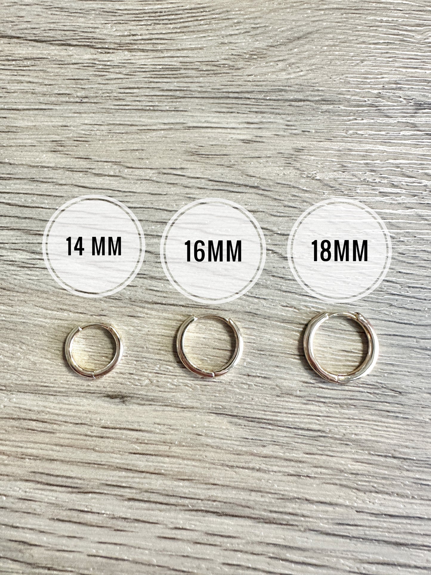 Simple Gold Filled Hoops- 5 sizes