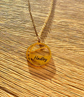 Basketball Necklace- One side engraved