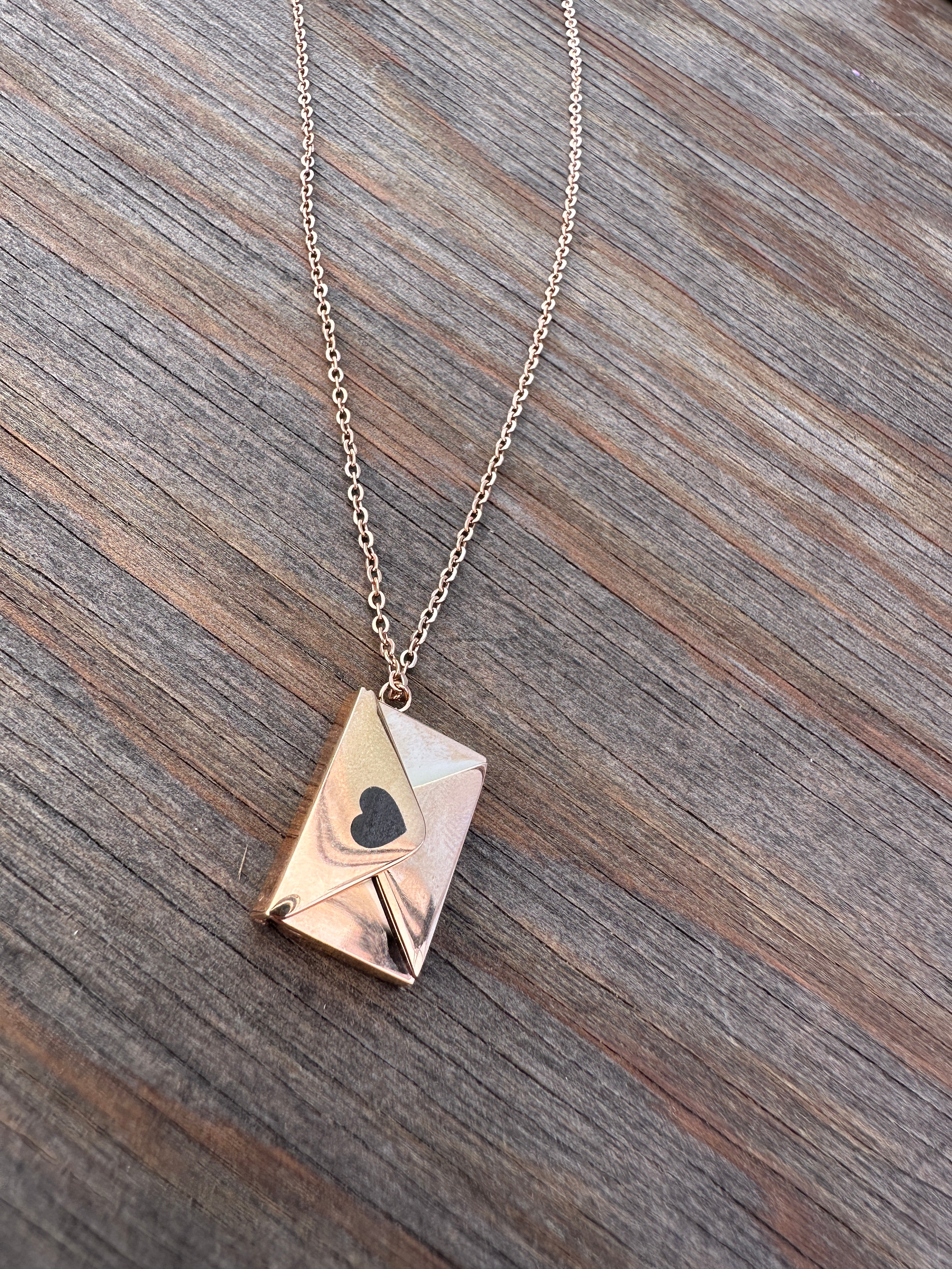Custom Envelope Necklace