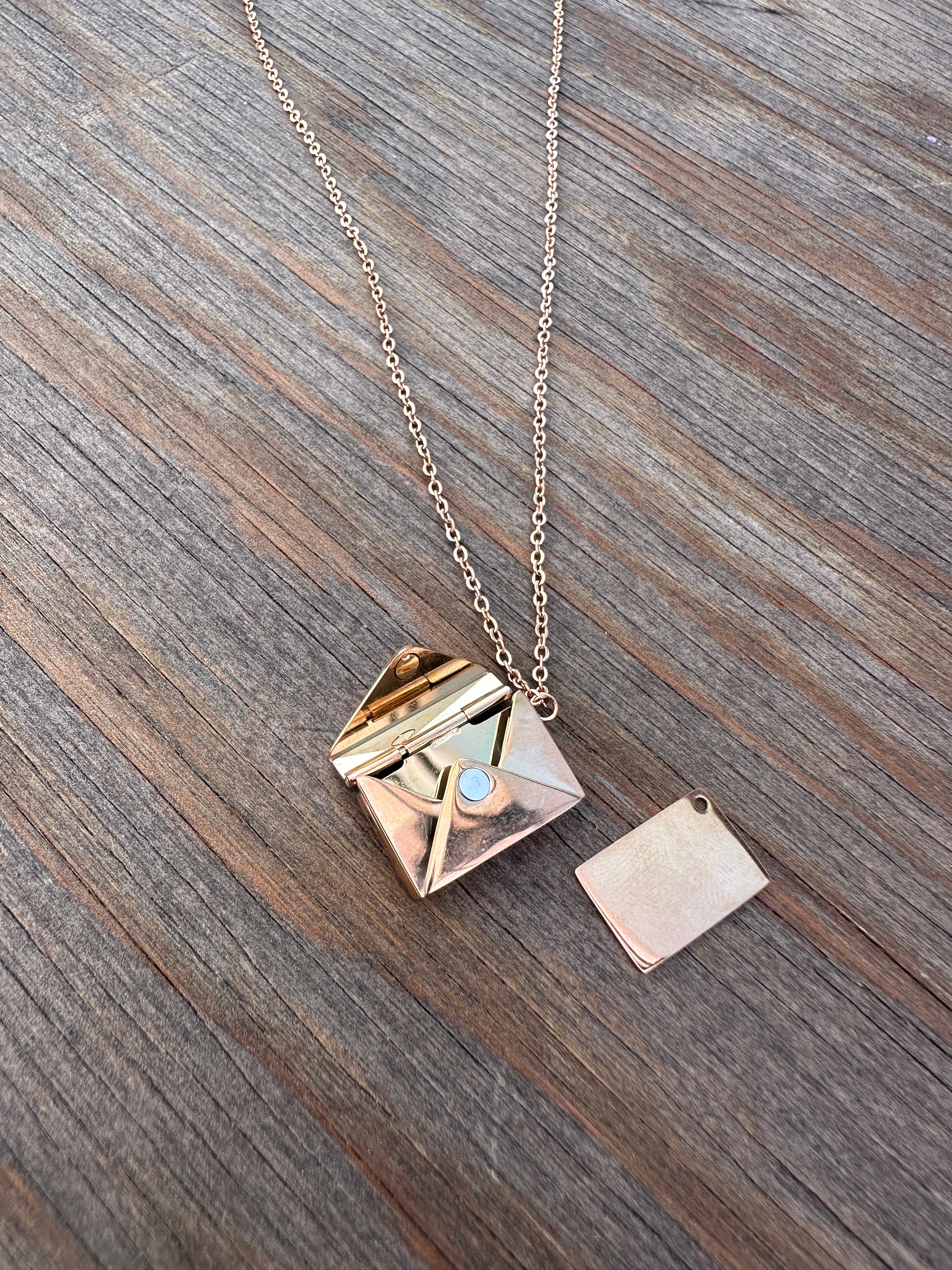 Custom Envelope Necklace