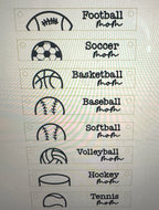 Sports Mama Necklace- 8 Sport Options