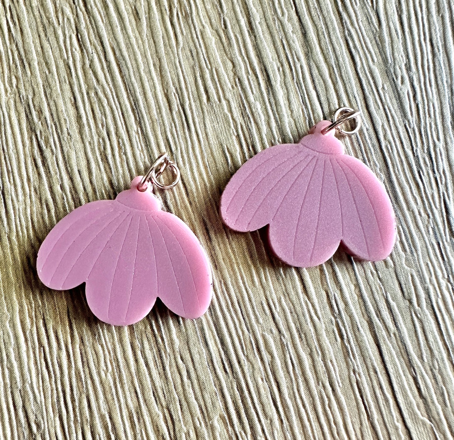 Berry Wildflower Hoop Charms