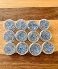 Royal Blue Team Hair Glitter Pack