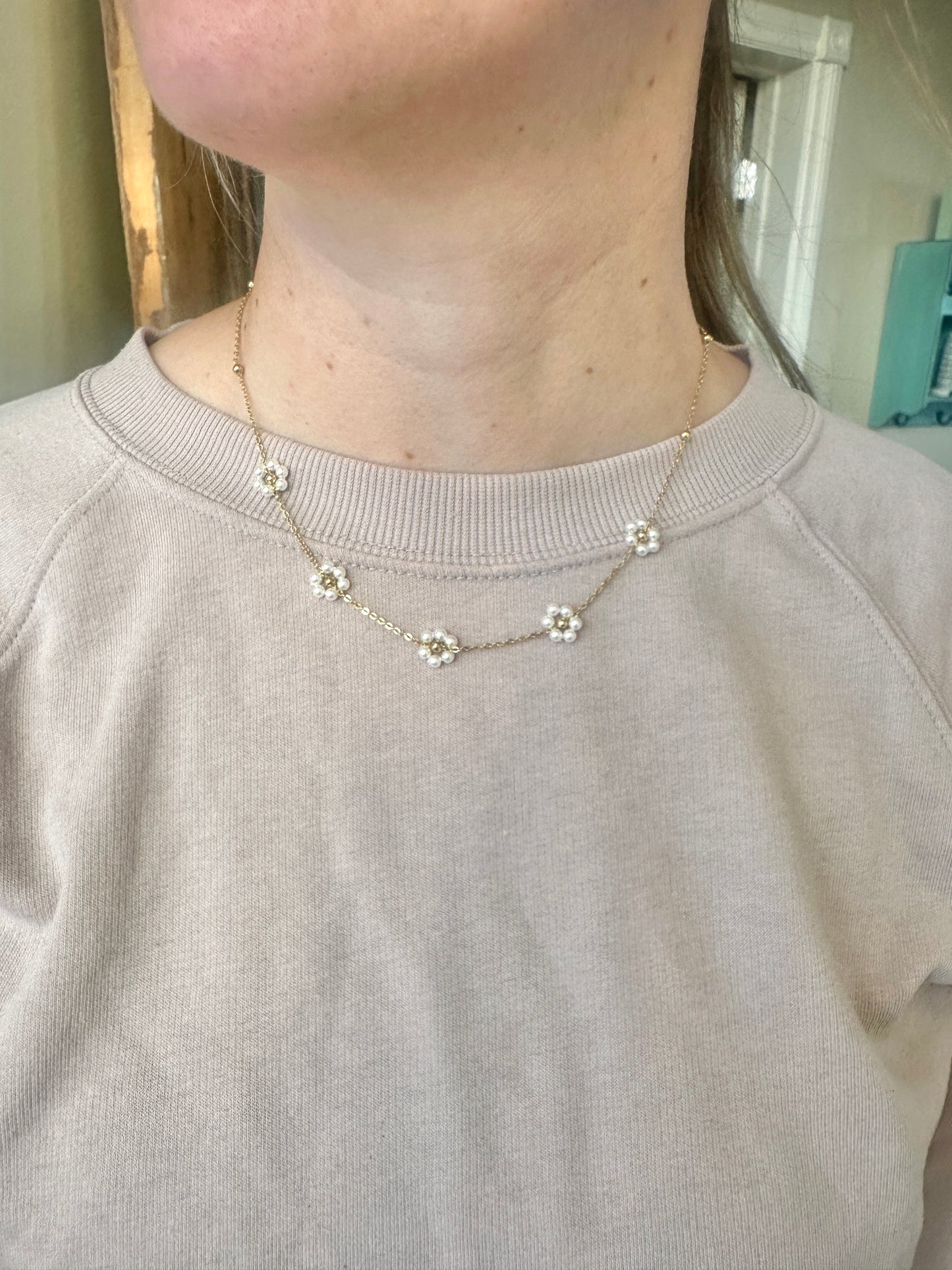 Daisy Stainless Steel Necklace