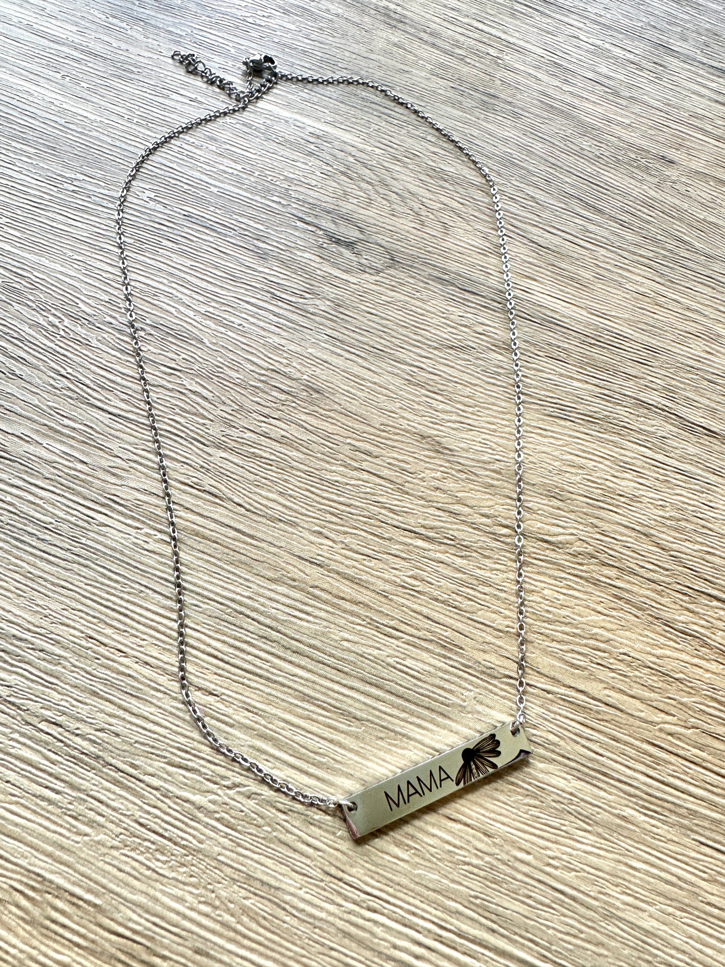 Daisy Mama Bar Necklace