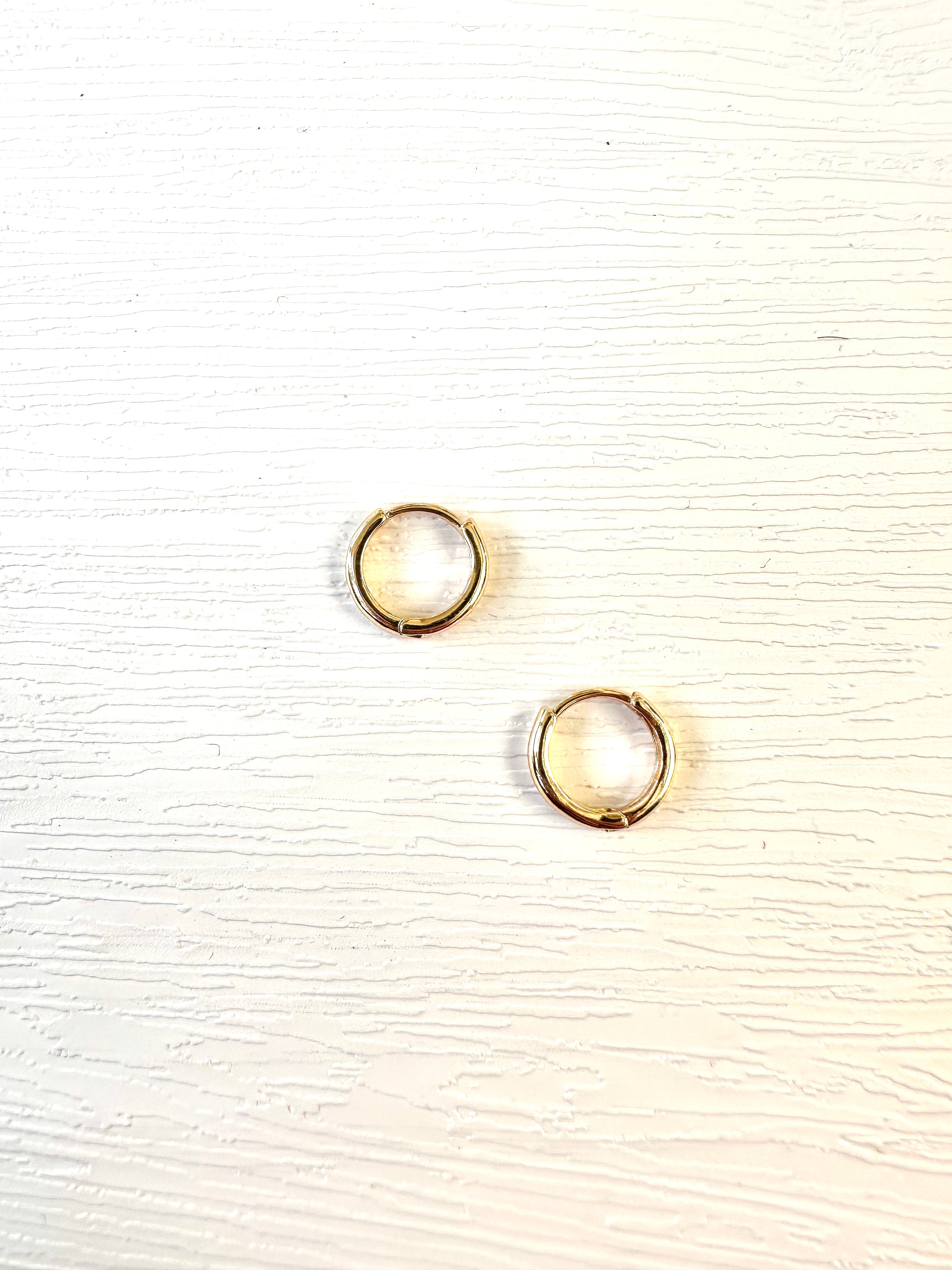 Simple Gold Filled Hoops- 5 sizes