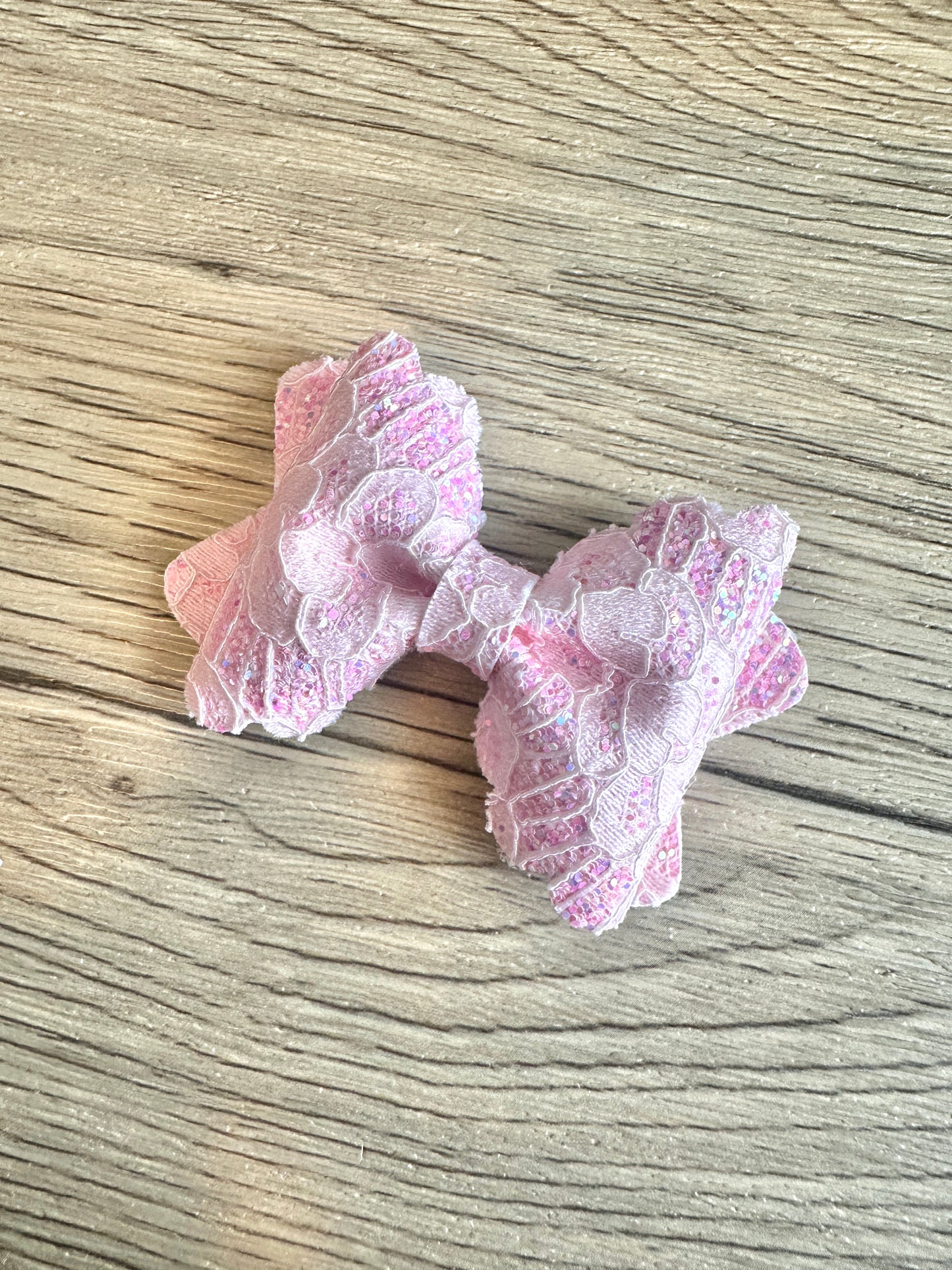 Pink Lace Grace Bow