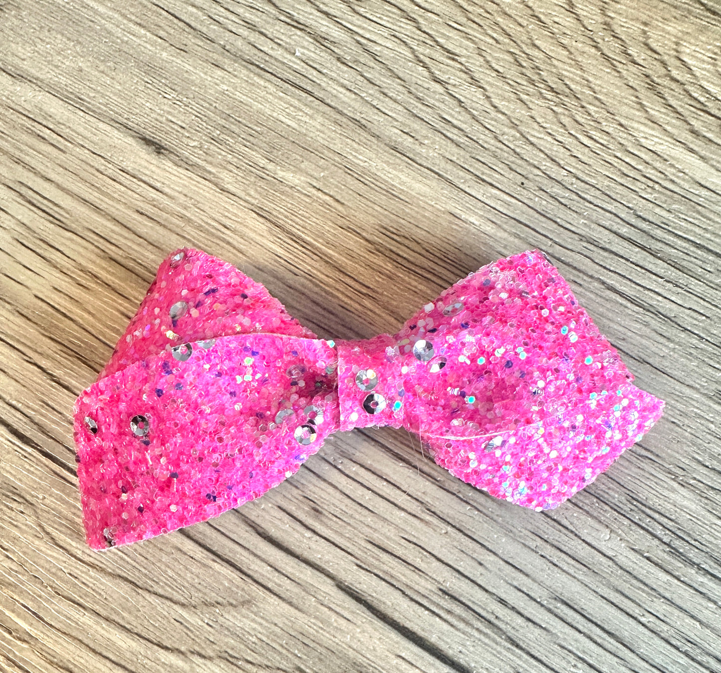 Hot Pink Sequin Blakely Bow