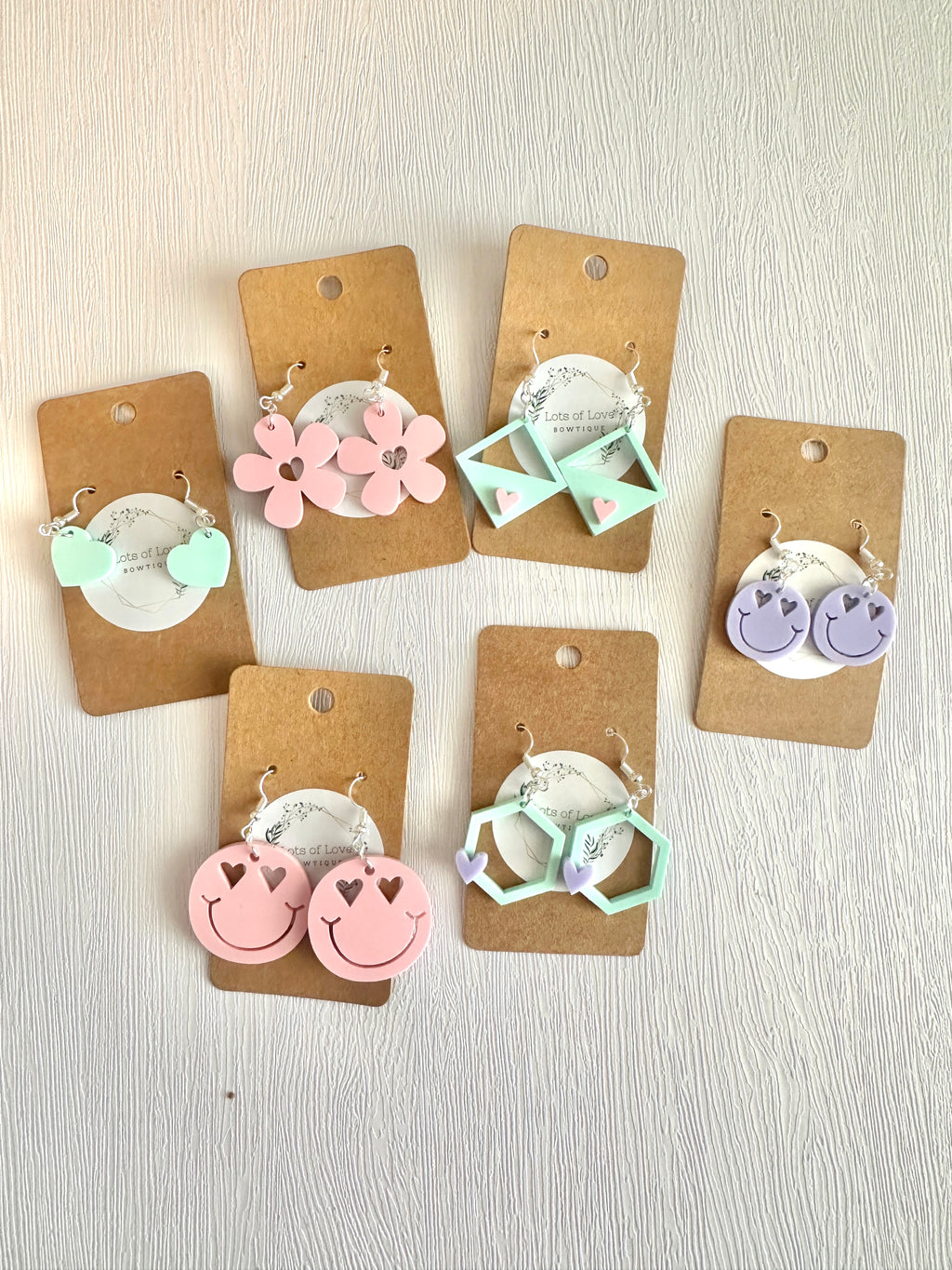 Hearts and Flowers Earring Kit (Makes 6 pairs)