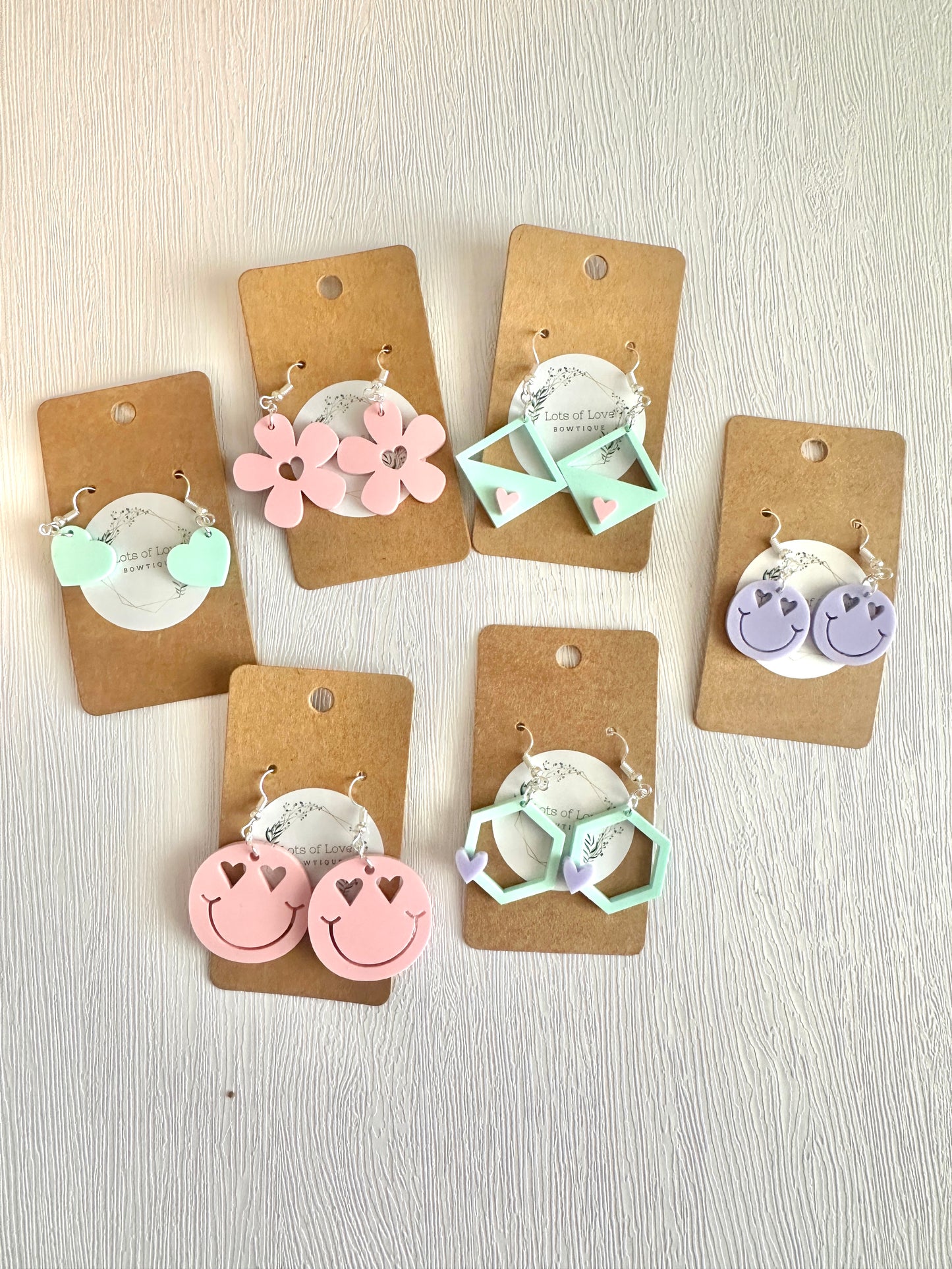 Hearts and Flowers Earring Kit (Makes 6 pairs)