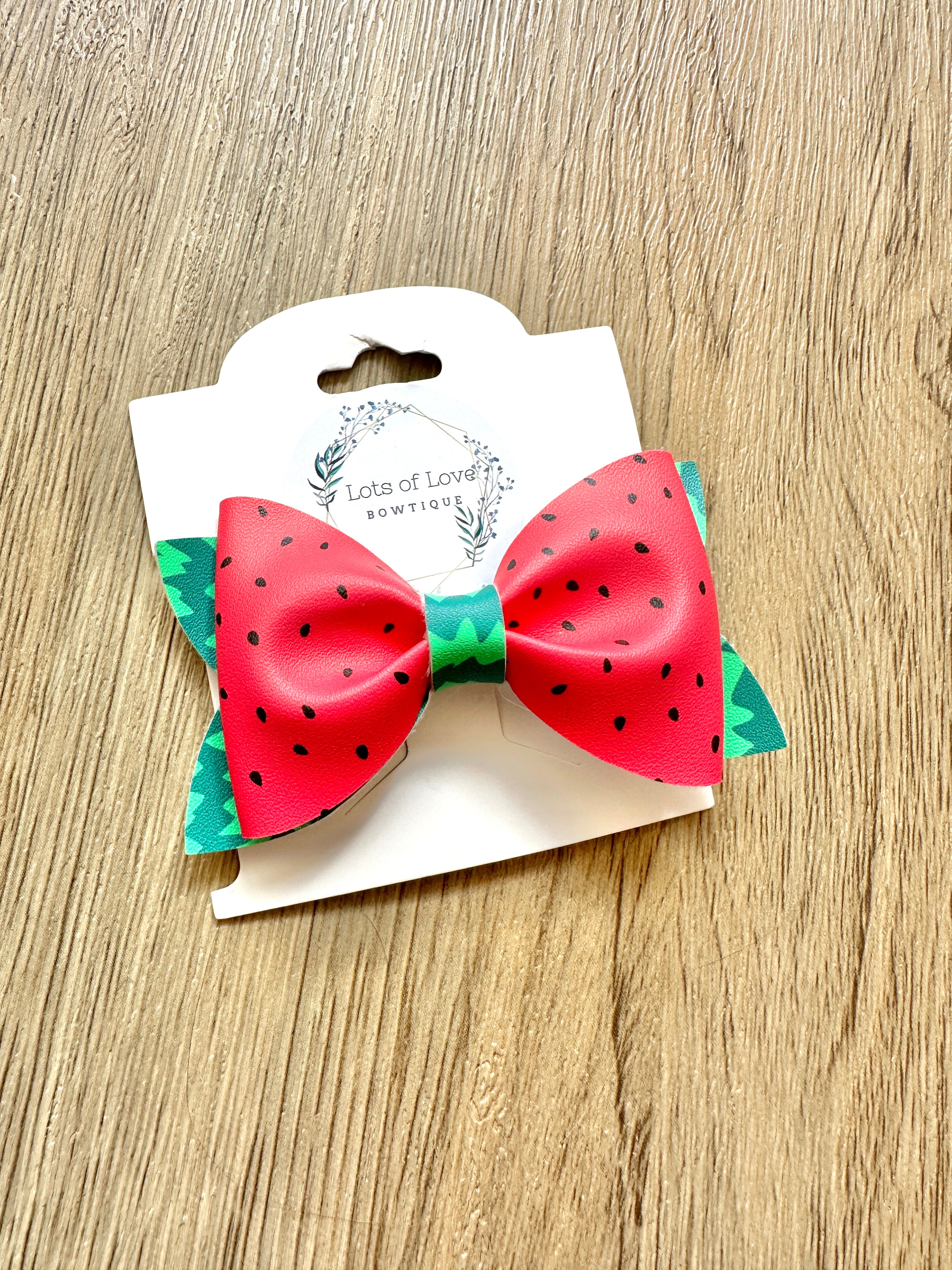Watermelon Seed Jordyn Bow