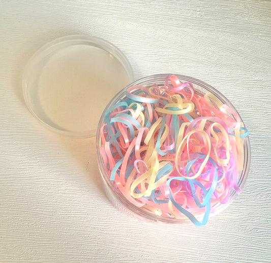 Pastel Elastics- Large Container