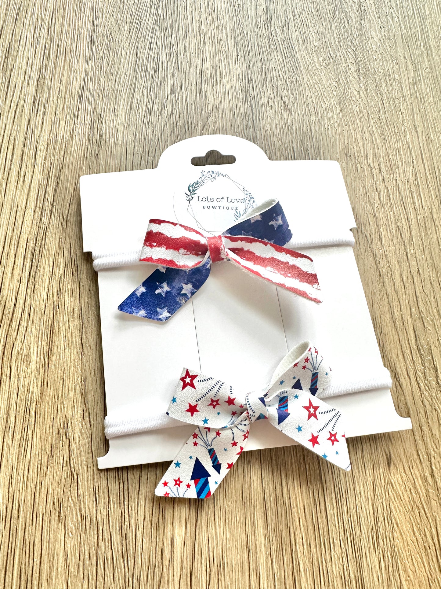 Stars and Fireworks Blakely Nylon Headband Set