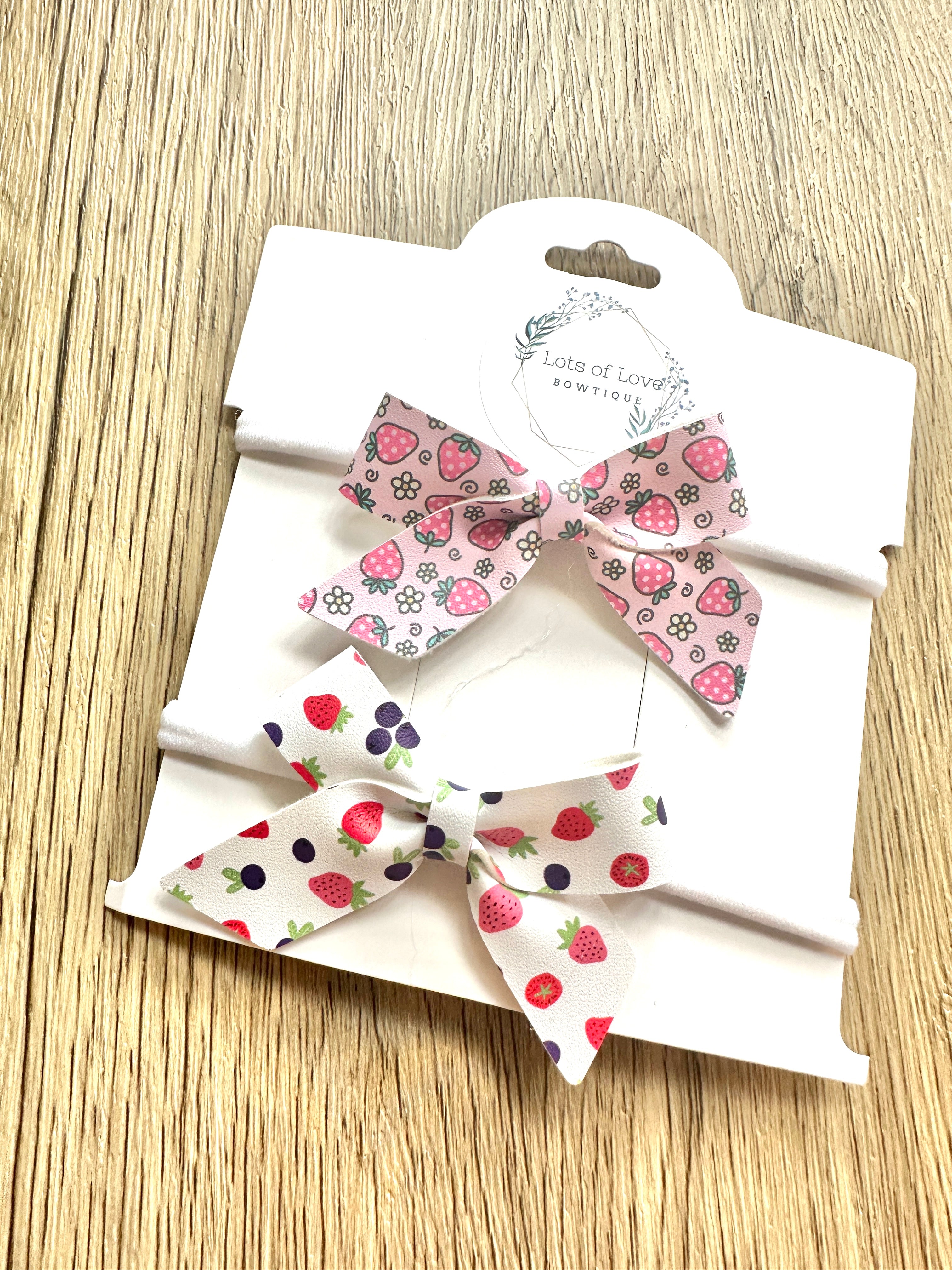 Lots of Berries Blakely Nylon Headband Set