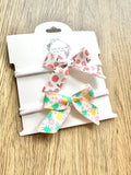 Peaches and Pineapple Blakely Nylon Headband Set