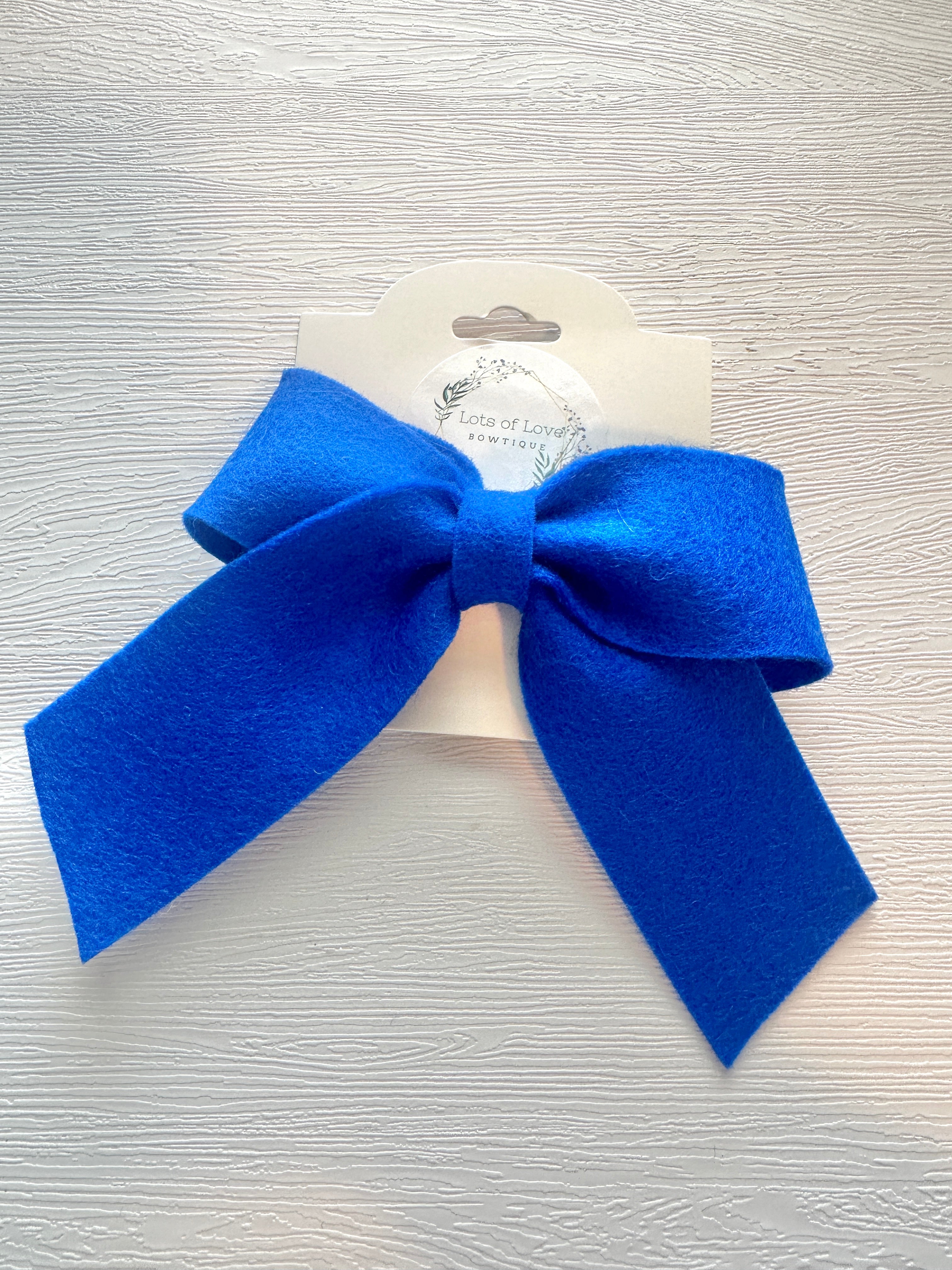 Royal Blue Klaire Bow