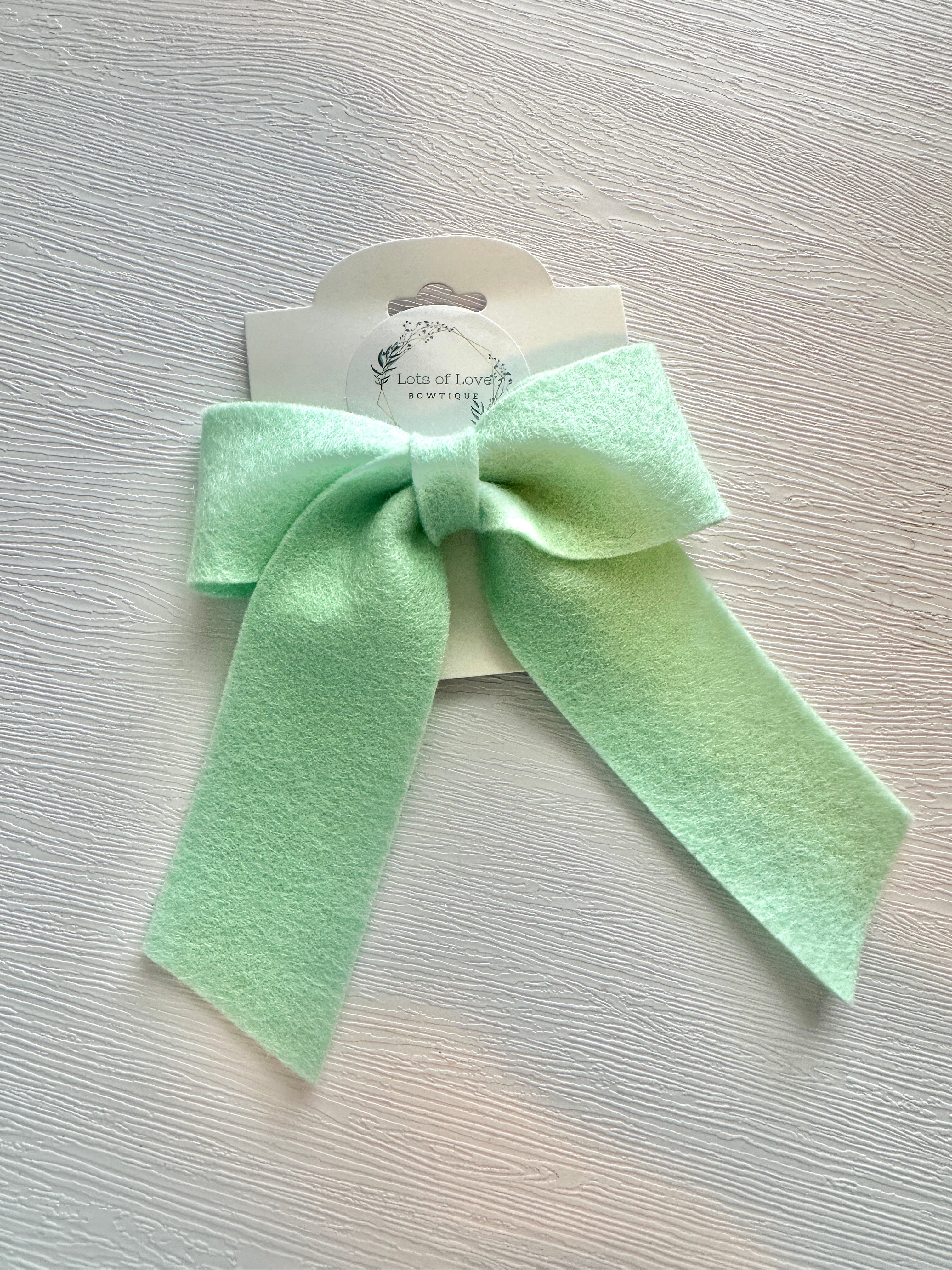 Mint Klaire Bow