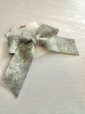 Heather Gray Klaire Bow