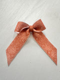 Rust Circles Klaire Bow