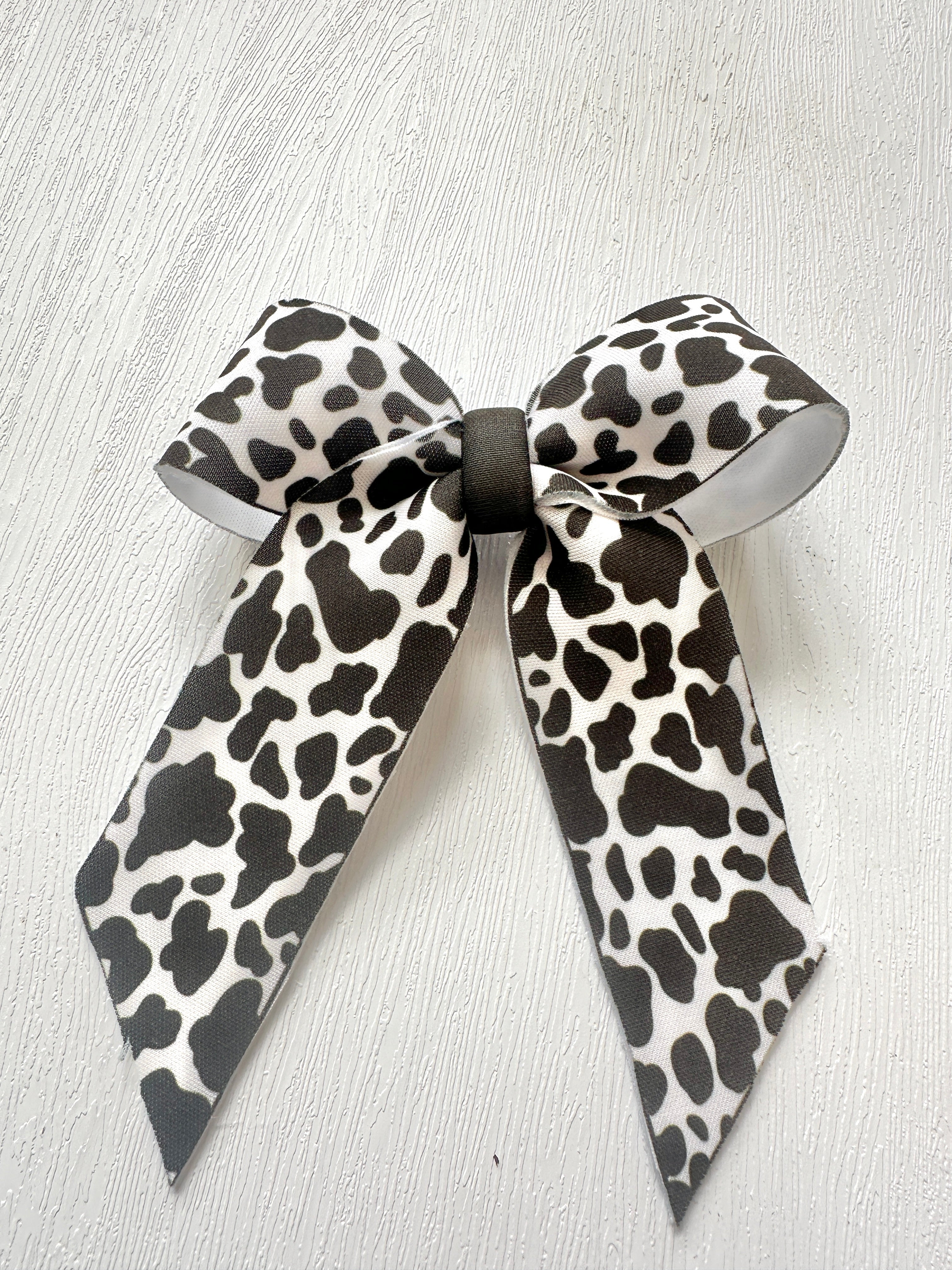 Cow Print Klaire Bow