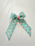 Turquoise Diamond Klaire Bow