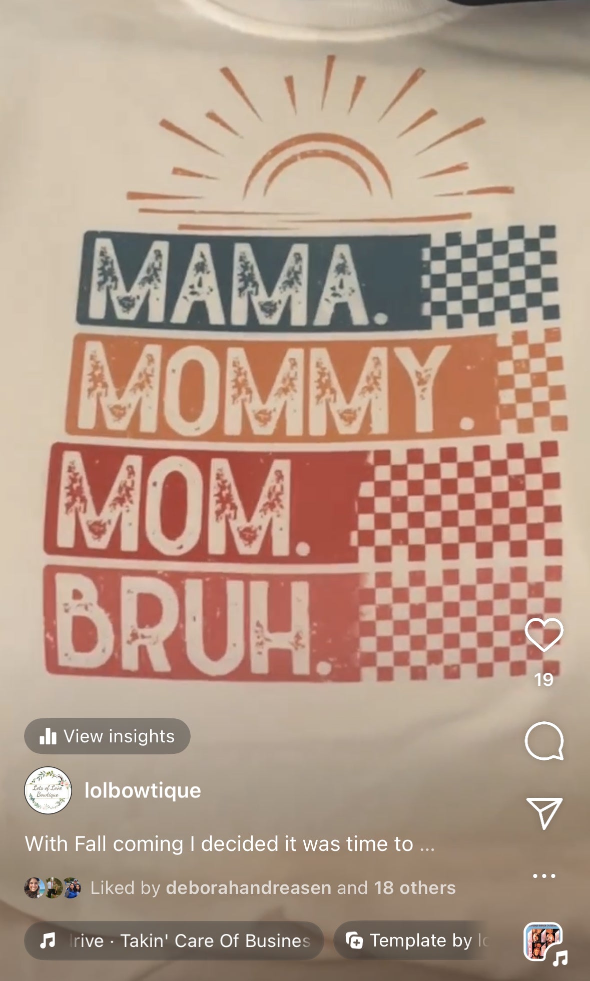 Mom Mama Crewneck- Preorder