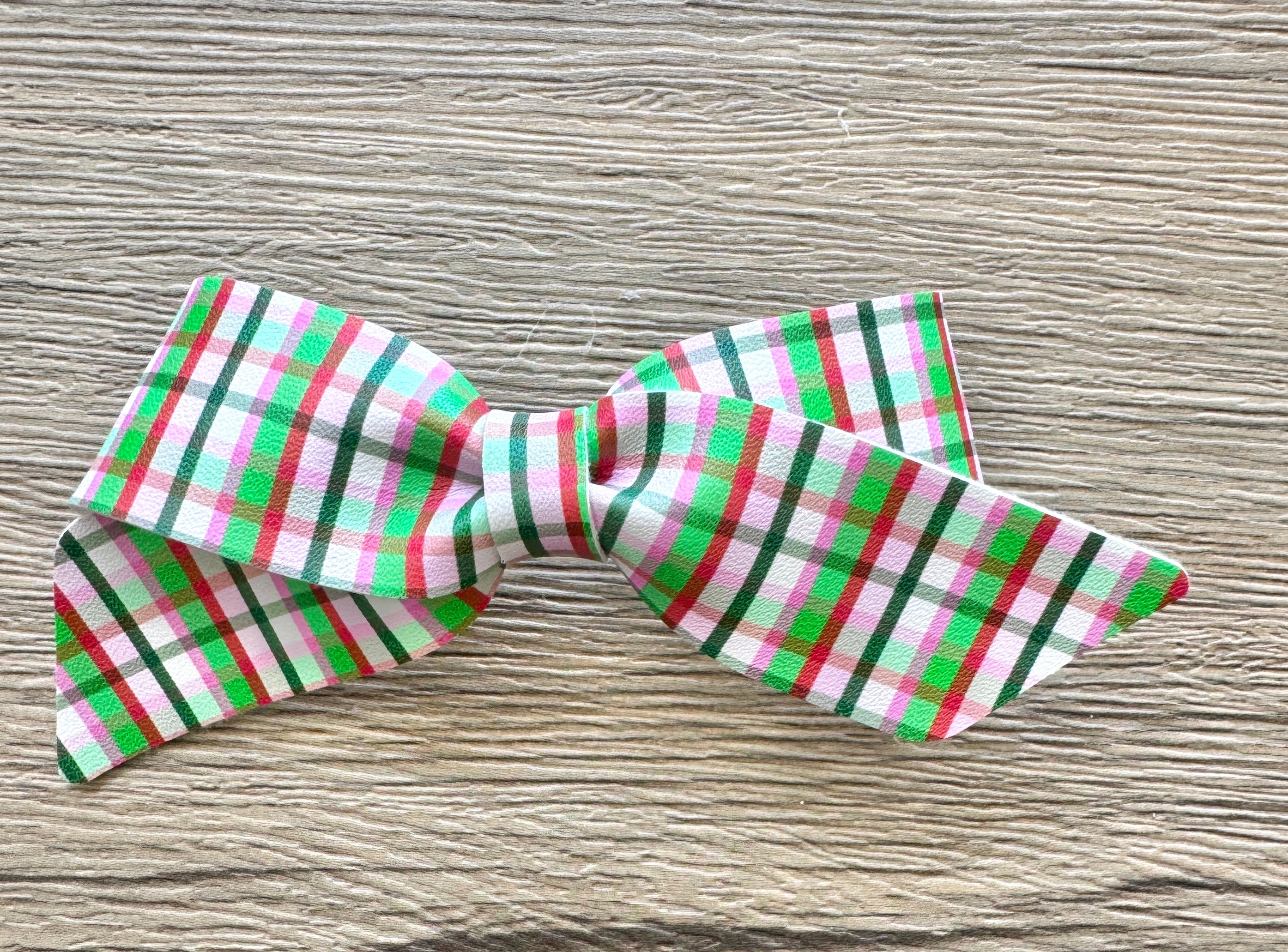 Bright Christmas Plaid Blakley Bow