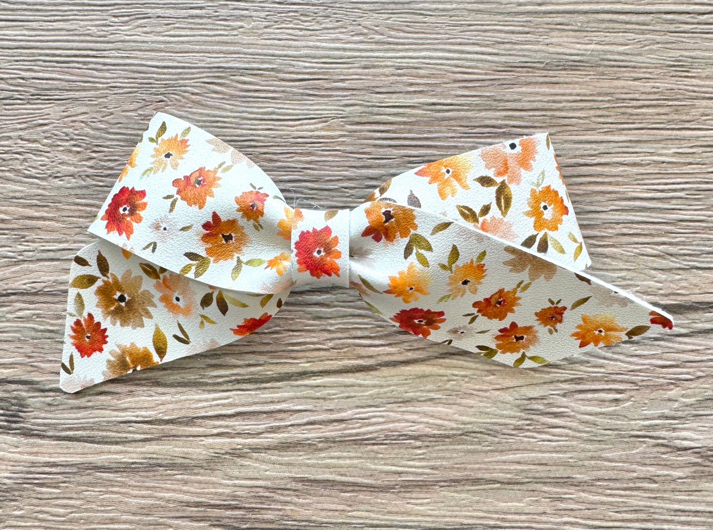 Watercolor Fall Floral Blakley Bow