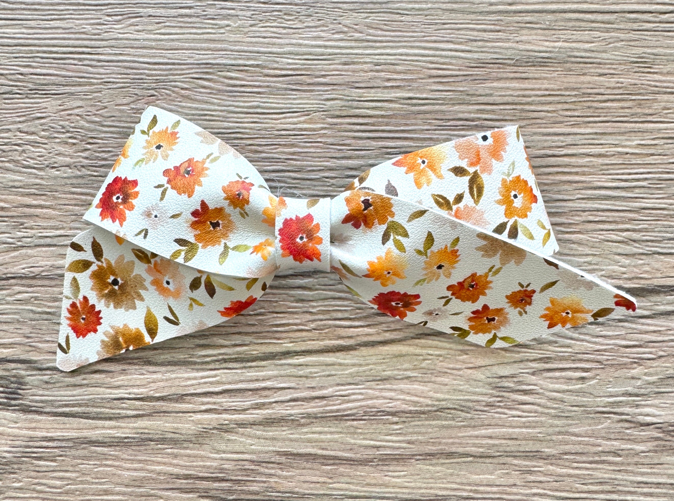 Watercolor Fall Floral Blakley Bow
