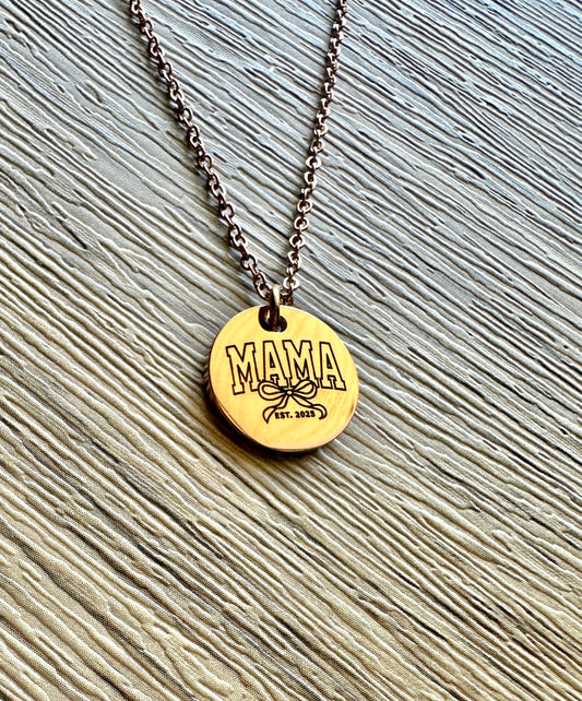 Mama Est. 2025 Necklace