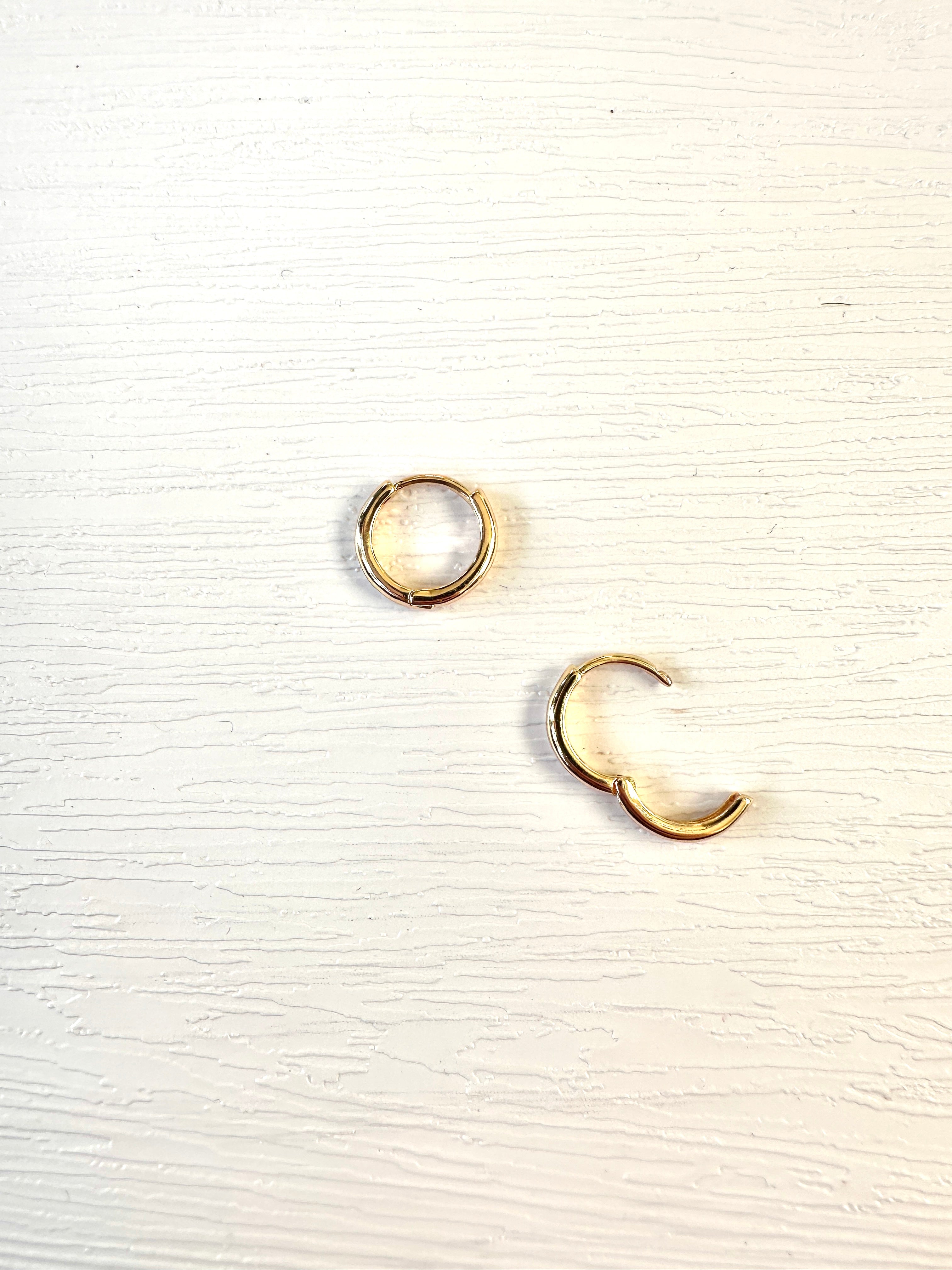 Simple Gold Filled Hoops- 5 sizes