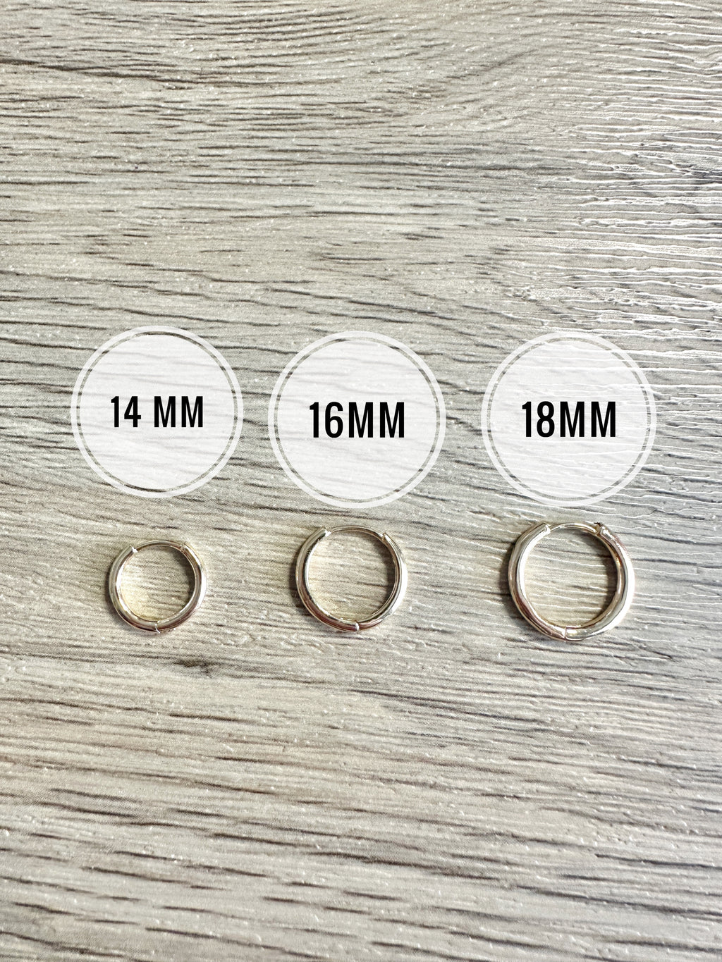 Simple Gold Filled Hoops- 5 sizes