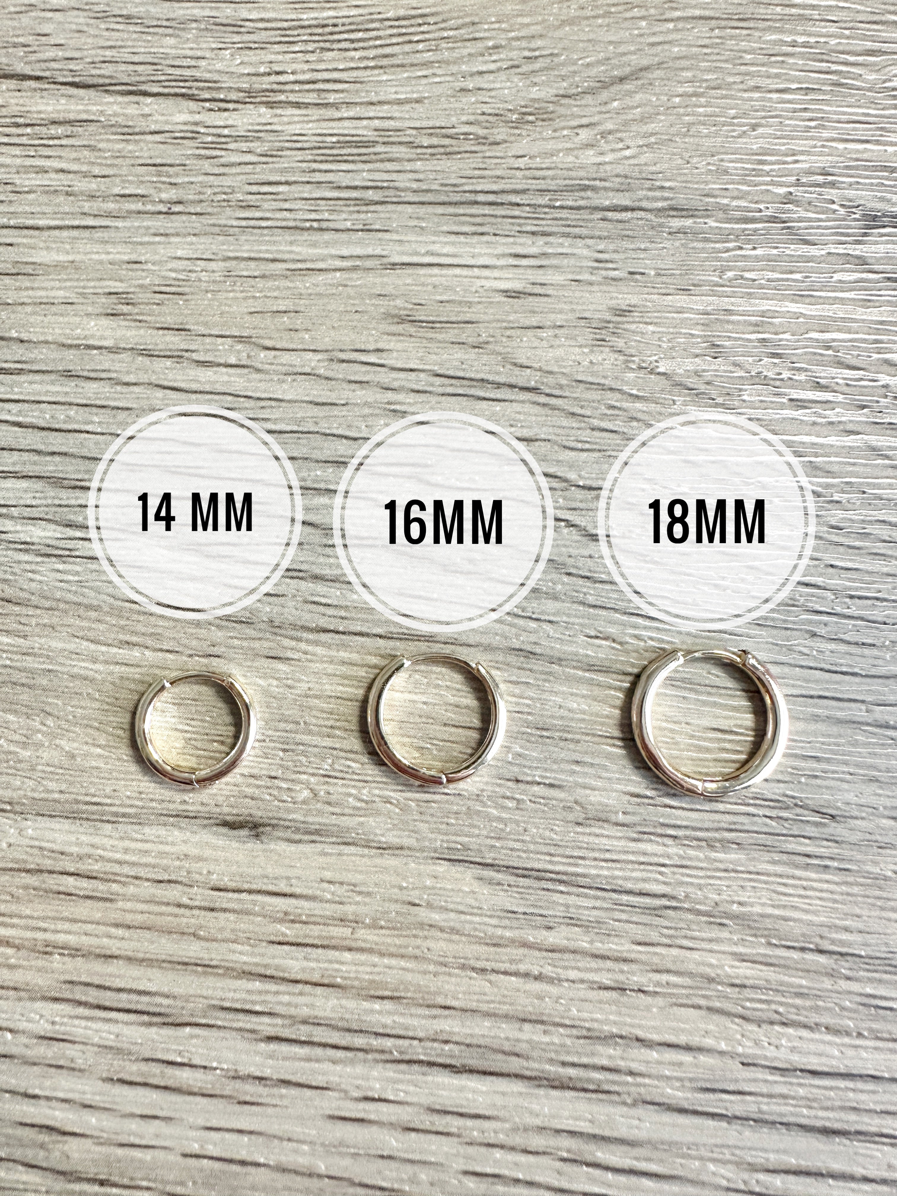 Simple Gold Filled Hoops- 5 sizes