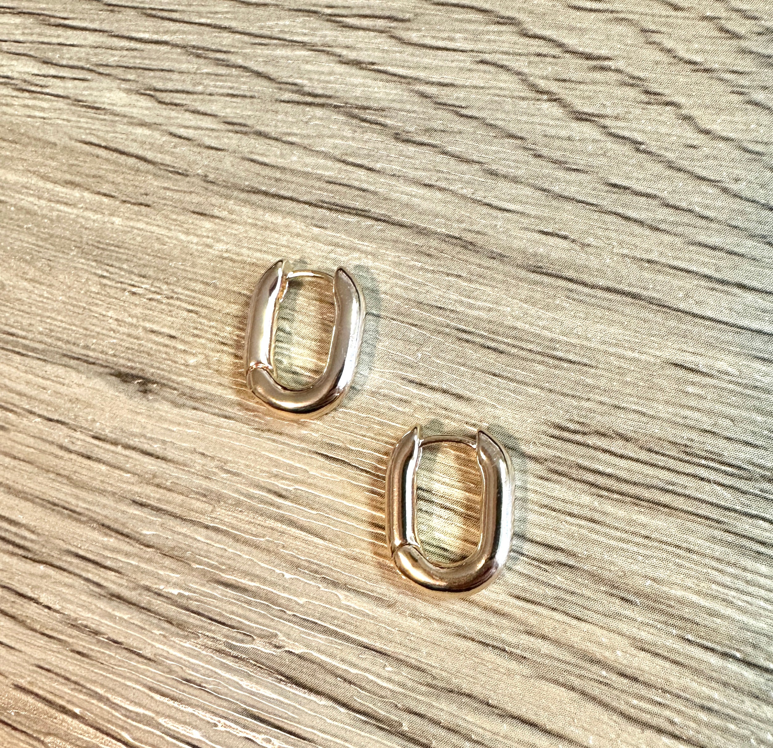 Oval Gold Filled Hoops- 2 sizes