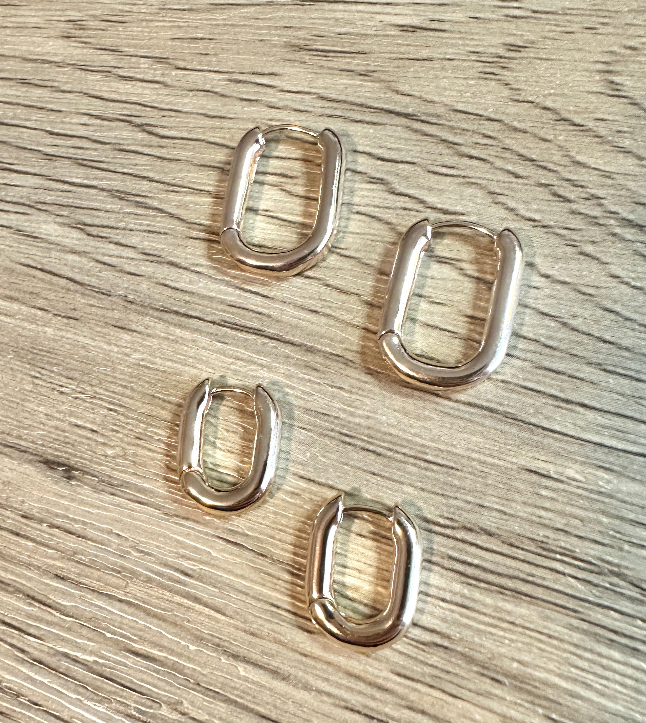 Oval Gold Filled Hoops- 2 sizes