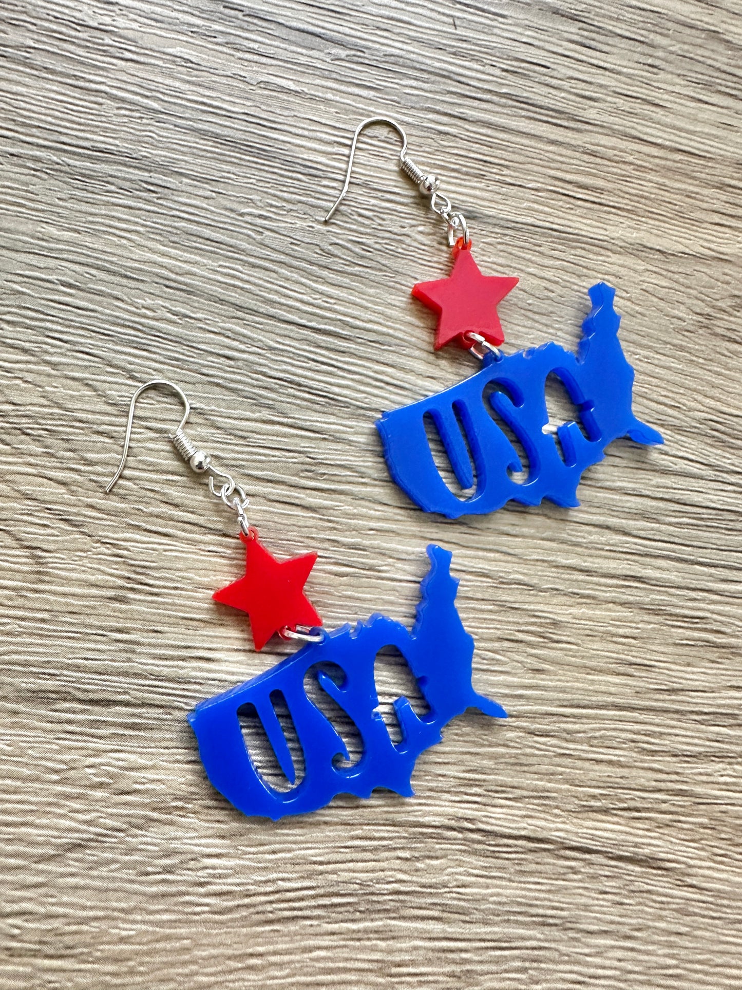 USA Country Earrings