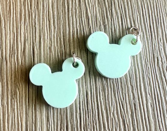 Mint Mouse Hoop Charms