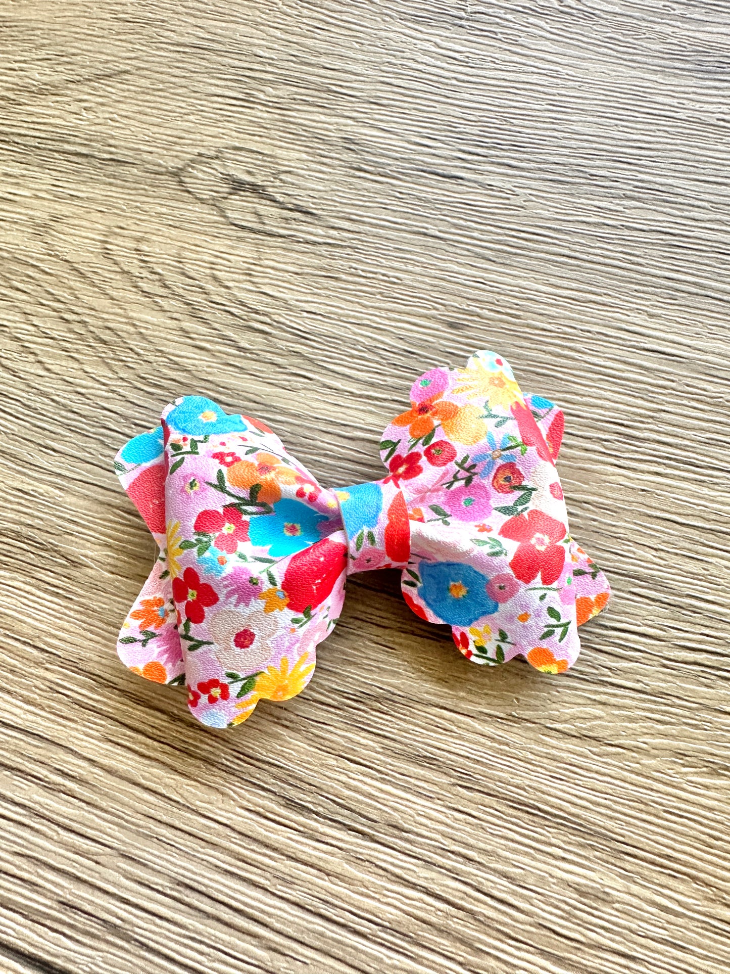 Summer Bright Floral Grace Bow