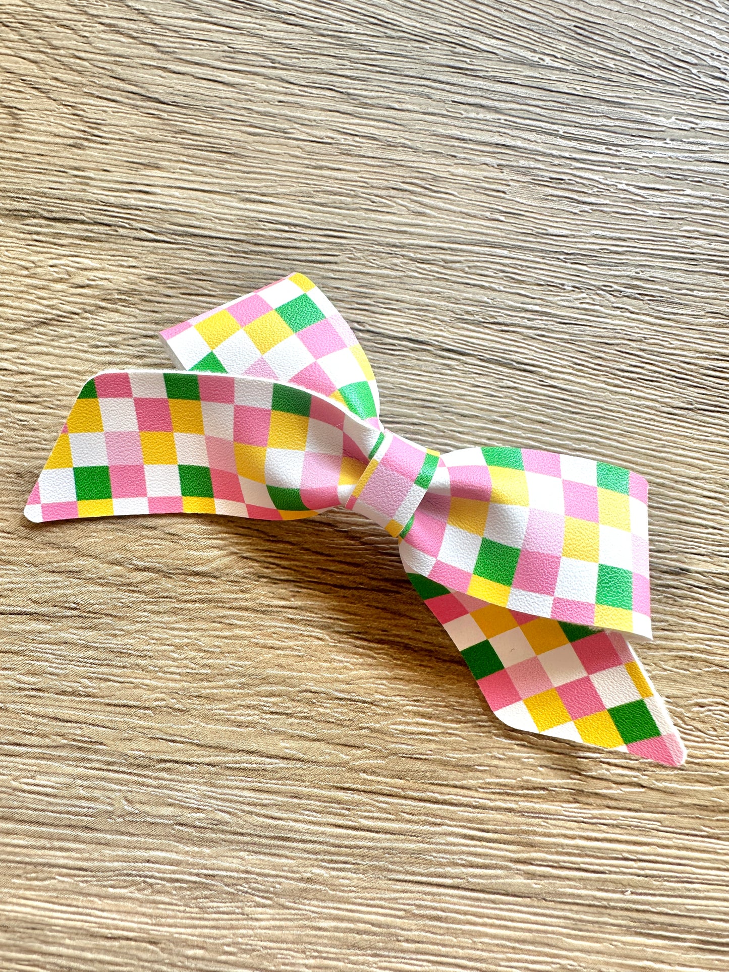 Colorful Checkered Blakely Bow