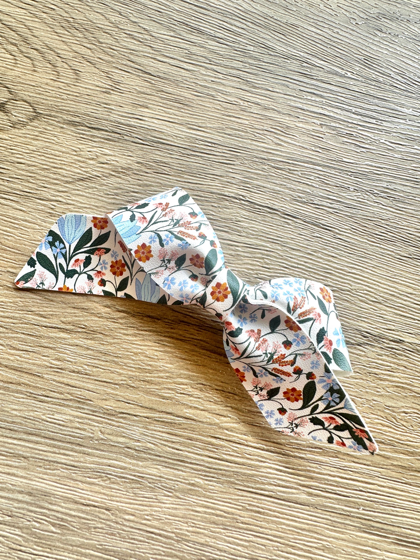 Rust Floral Blakely Bow