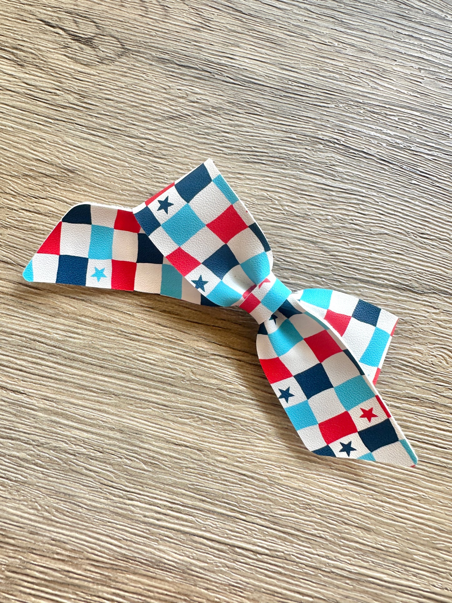 Patriotic Checker Blakely Bow