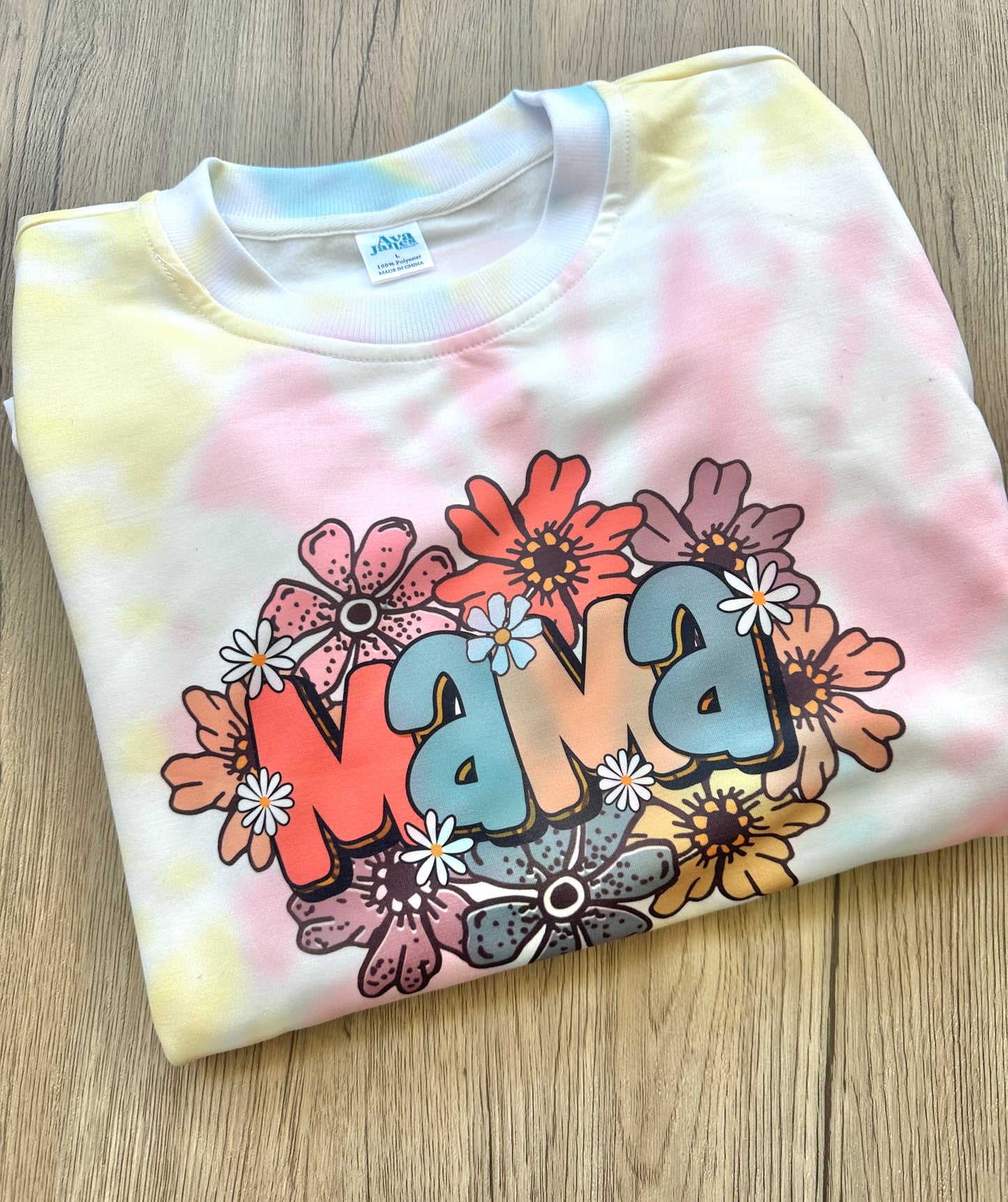 Tie Dye Mama Crewneck