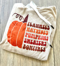 Flannel Hayride Tan Hoodie