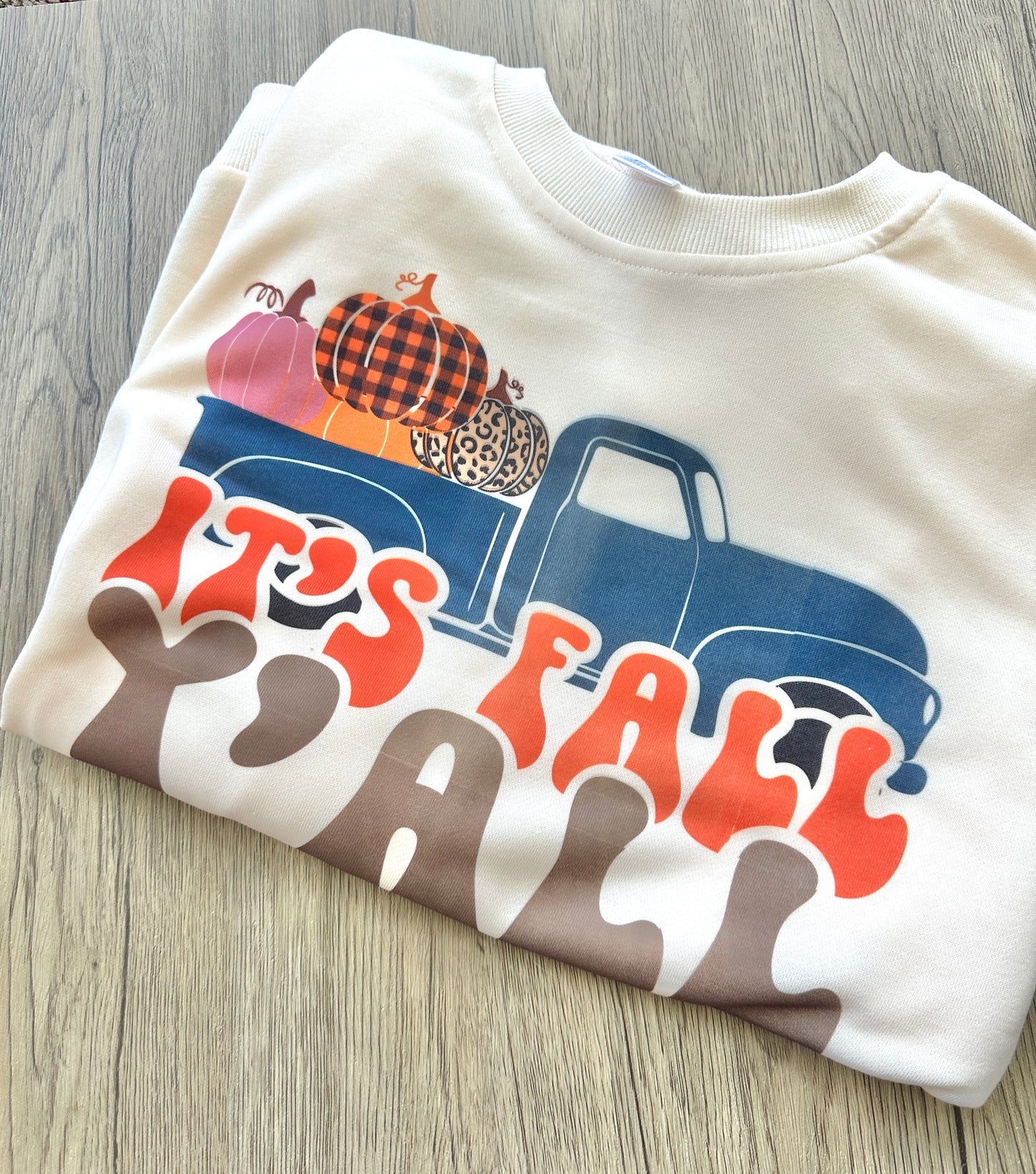 Cream It' Fall Y'all Crewneck-XL
