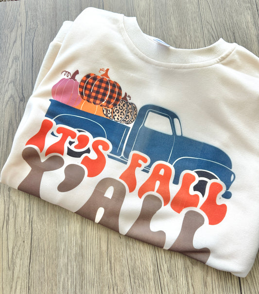 Cream It' Fall Y'all Crewneck-XL