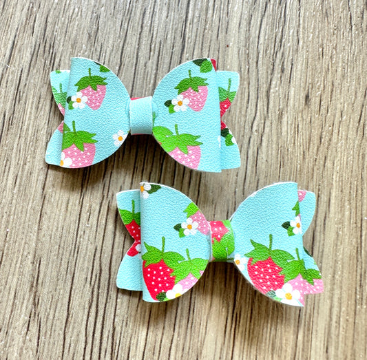 Strawberry Daisy Mini Pigtail Set