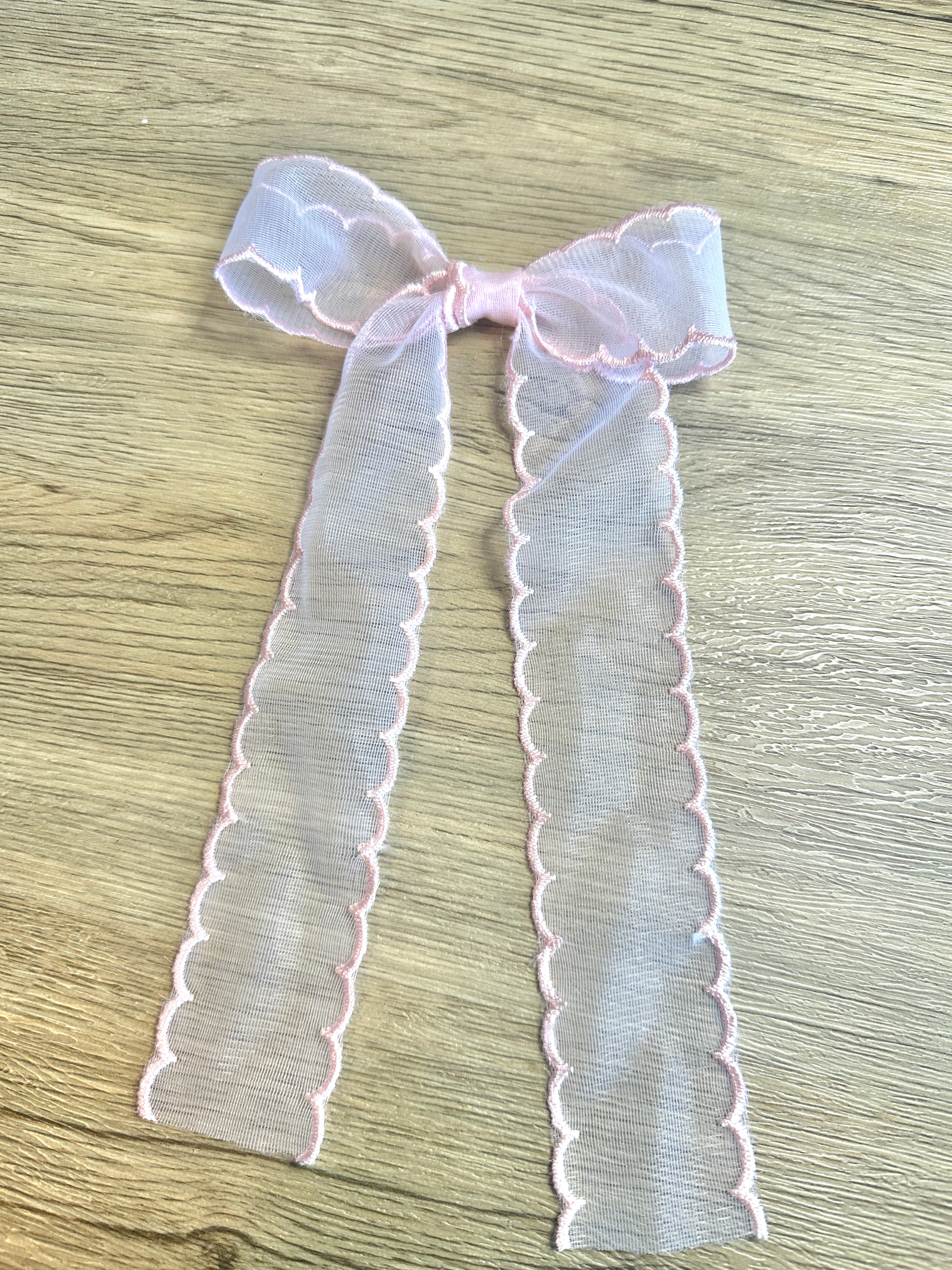 Pink Flowy Klaire Bow