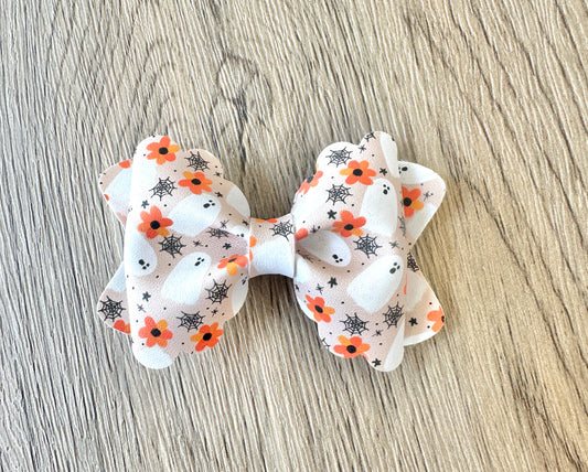 Floral Ghost Grace Bow