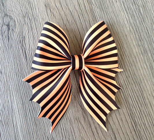 Stripe Bat Bow